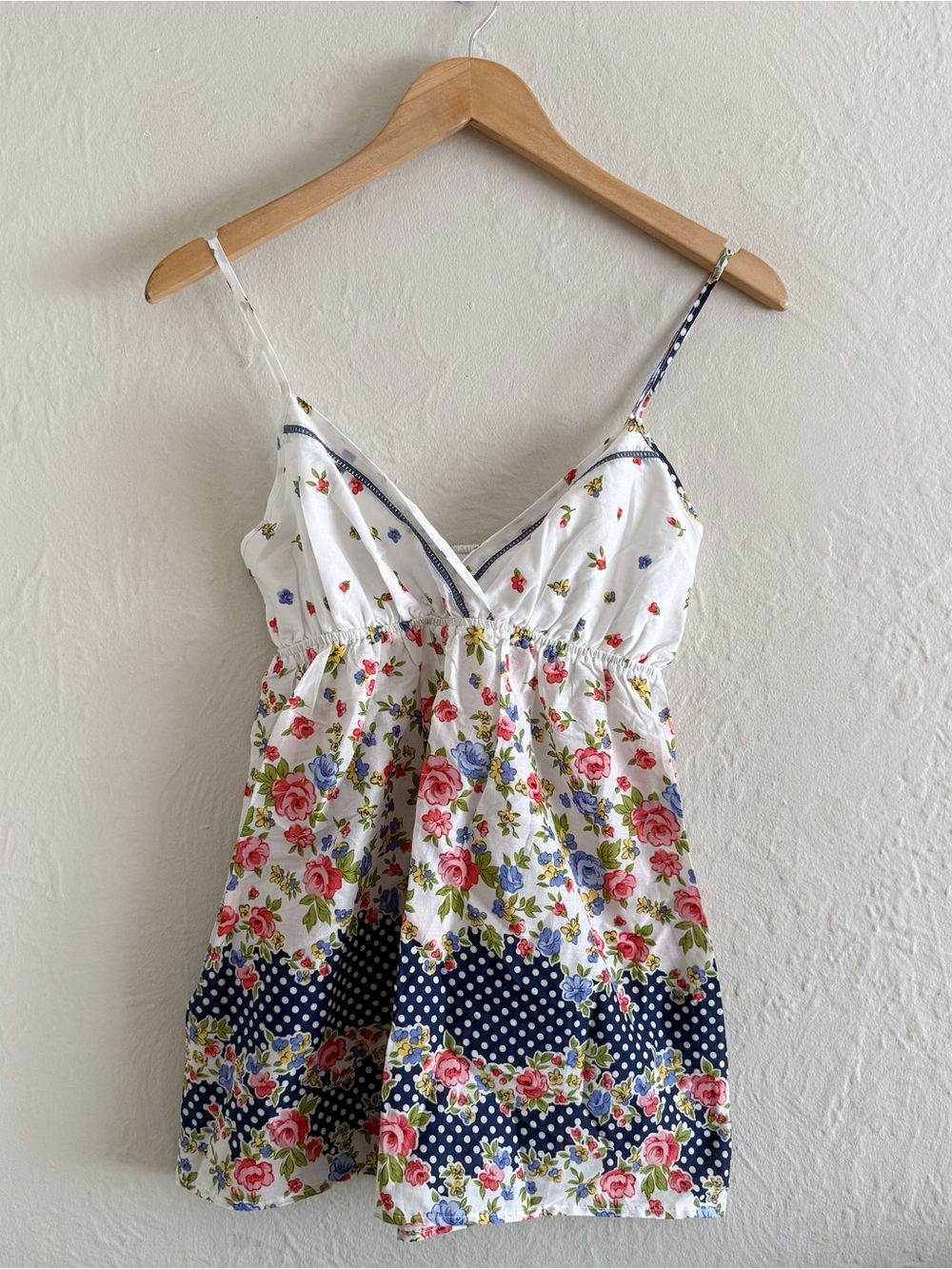 Y2K Forever 21 Floral Cotton Cami Top Size S